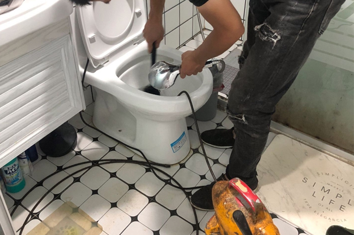 北湖疏通下水道